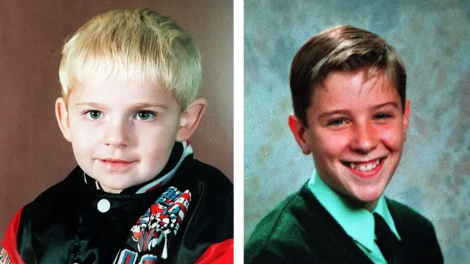 The Warrington IRA bomb victims Johnathan Ball (left) and Tim Parry