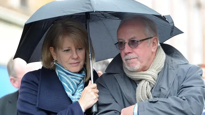 Wendy and Colin Parry during a ceremony to mark the 20 year anniversary of the Warrington Bomb, March 2013