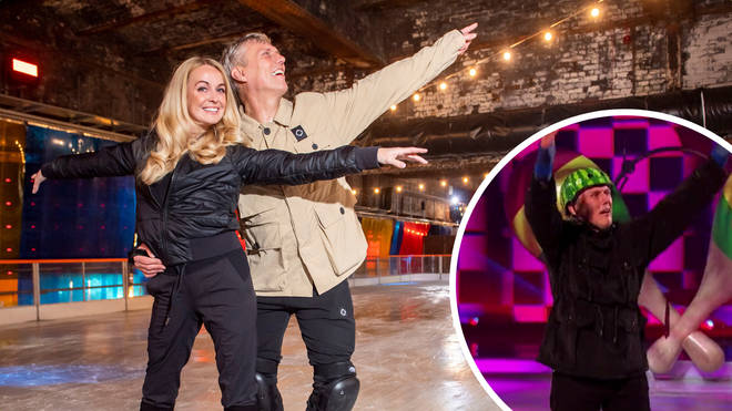 Bez dances to Step On in Dancing On Ice