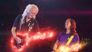 Brian May stars as the Godfather of Rock in Andy and the Band
