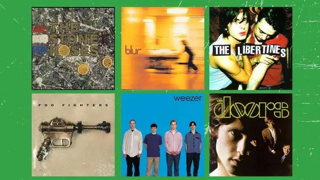 Classic eponymous albums from The Stone Roses, Blur, The Libertines, Foo Fighters, Weezer and The Doors