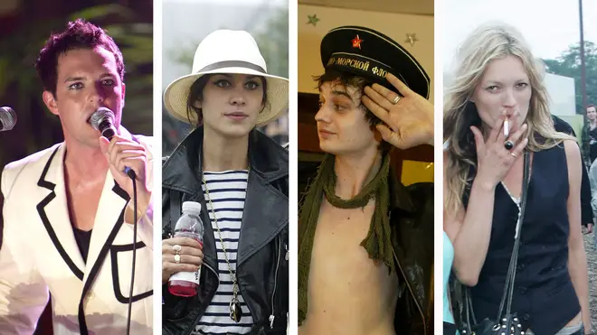 The Killers' Brandon Flowers, Alexa Chung, The Libertines' Pete Doherty and Kate Moss