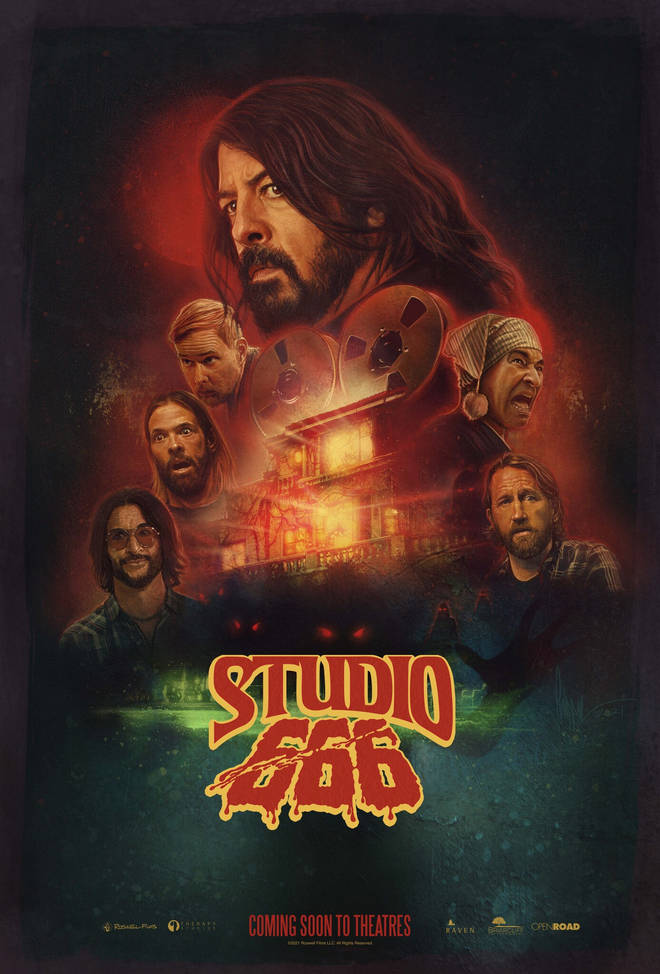 Posters for the new Foo Fighters movie, Studio 666