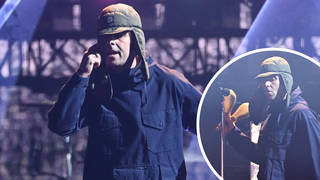 Liam Gallagher performs at the BRITs 2022