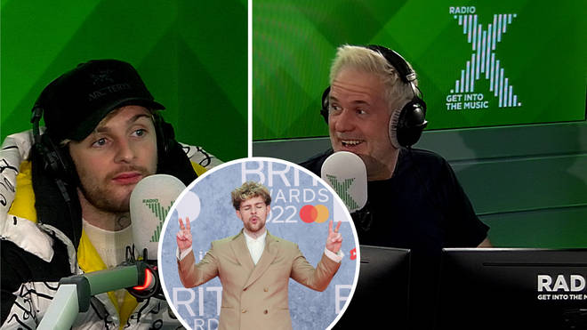 Tom Grennan pops into The Chris Moyles Show after his BRIT Awards party