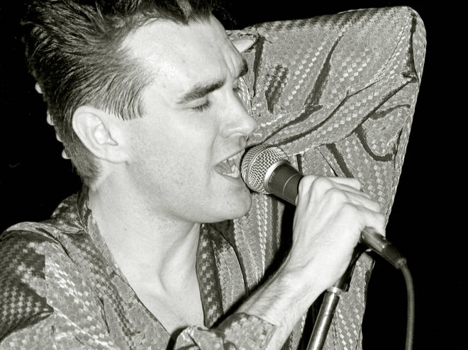 The Smiths play the Derngate in Northhampton on the Meat Is Murder tour, 29th March 1985.