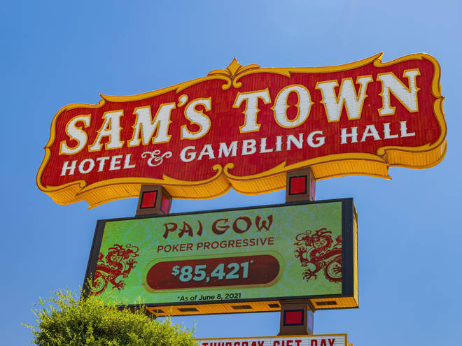 Sam's Town Hotel and Gambling Hall in June 2021