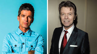 Noel Gallagher and David Bowie