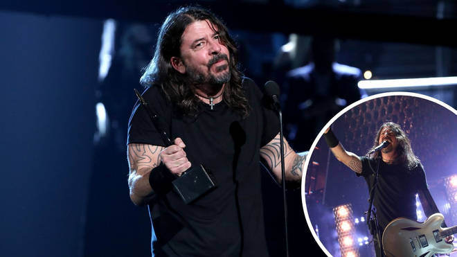 Dave Grohl at the Rock & Roll Hall of Fame 2021