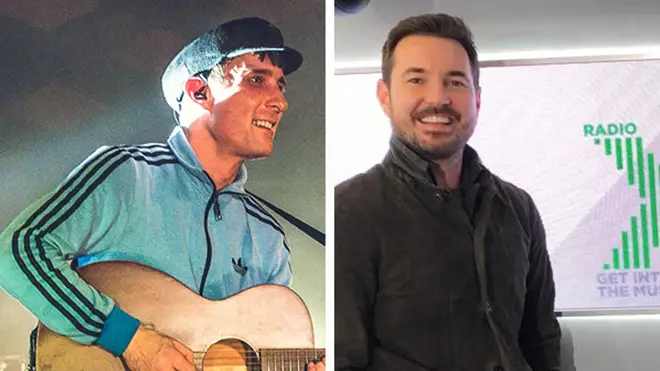 Gerry Cinnamon and Line of Duty actor Martin Compston