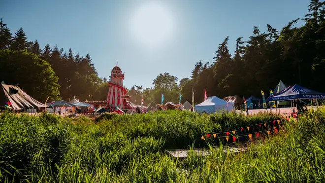 A view of the Latitude Festival site