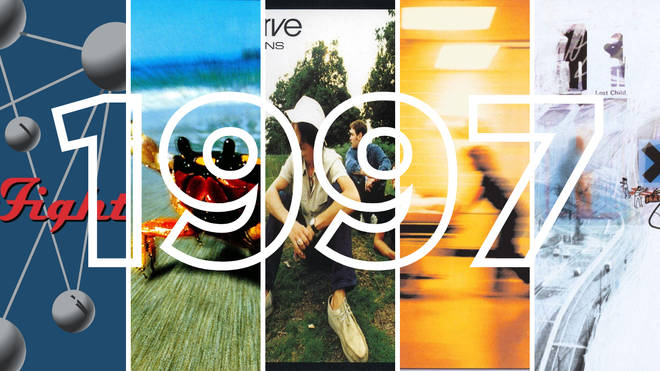 Some of the biggest albums of 1997 from Foo Fighters, The Prodigy, The Verve, Blur and Radiohead