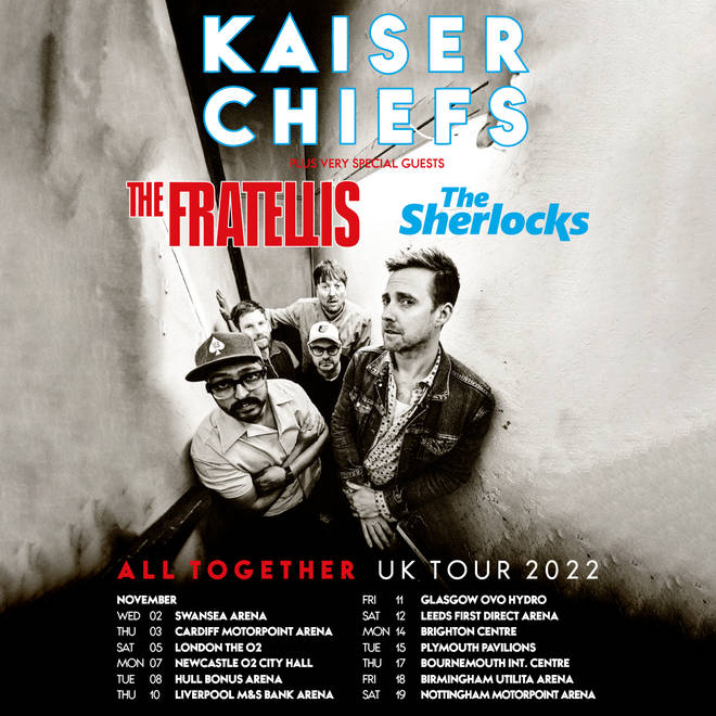 Kaiser Chiefs will embark on UK dates in November 2022