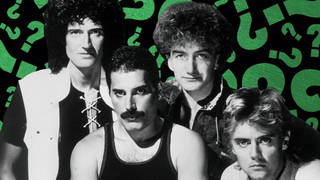 Queen in 1984: Brian May, Freddie Mercury, Brian May, John Deacon and Roger Taylor.