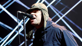 Liam Gallagher performing at the BRIT Awards last month