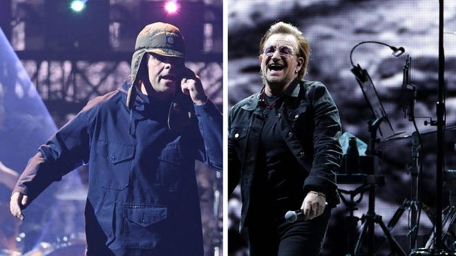 Liam Gallagher and U2 frontman Bono