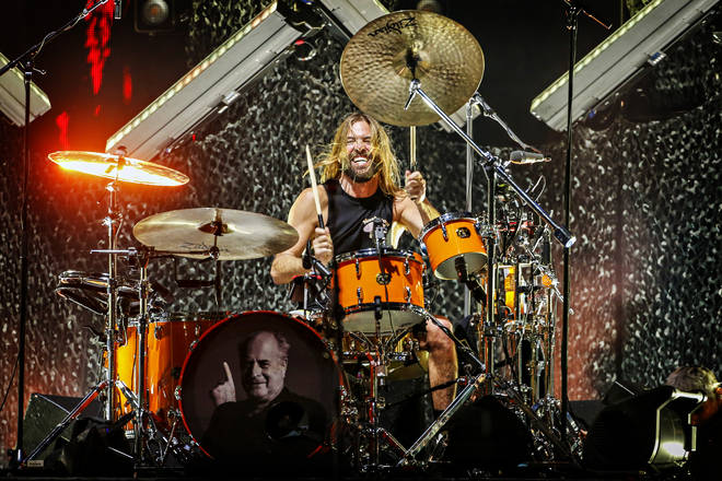 Taylor Hawkins, playing with Foo Fighters in Australia in March 2022