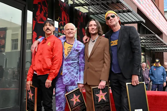Red Hot Chili Peppers receive star on the Hollywood Walk of Fame