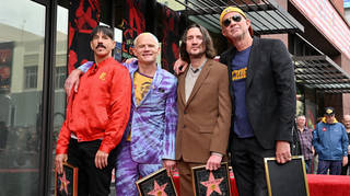 Red Hot Chili Peppers receive star on the Hollywood Walk of Fame
