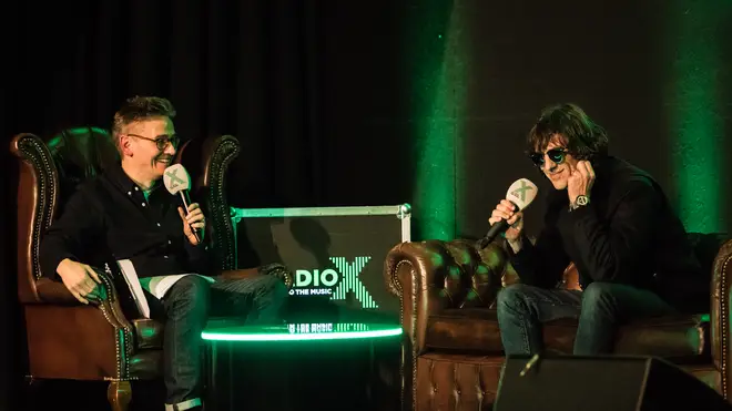 Radio X's John Kennedy in conversation with Richard Ashcroft at the Hammersmith Club