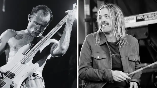 Flea also paid tribute to Foo Fighters drummer TaylorH Hawkins