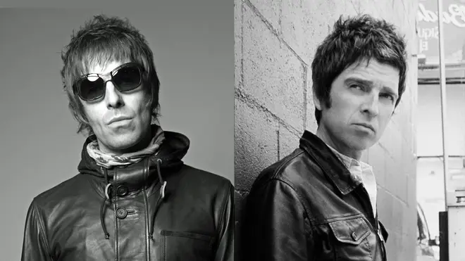 Oasis Liam Gallagher and his brother and former bandmate Noel Gallagher