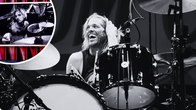 Taylor Hawkins with GRAMMYs tribute inset