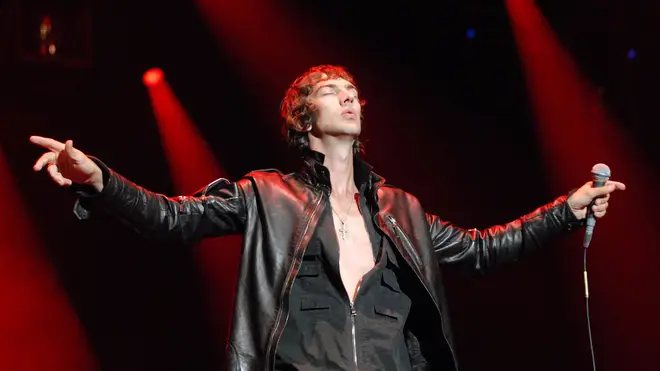 Richard Ashcroft of The Verve on stage at the V Festival at Weston Park in Shropshire 16th August 2008