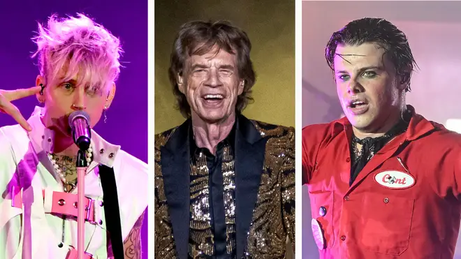 Machine Gun Kelly, Mick Jagger and Yungblud