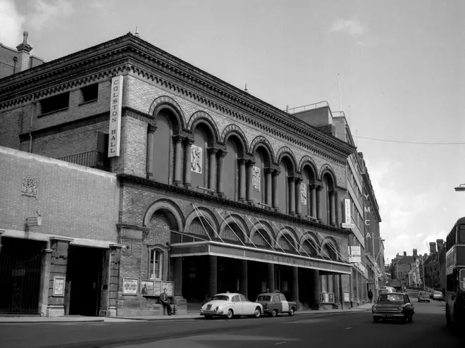 Bristol's controversial Colston Hall in May 1967