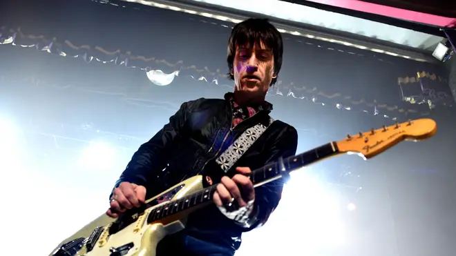 Johnny Marr live onstage in Manchester, 2018