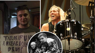 Foo Fighters fan Richard Greenbury, his new band and the late Taylor Hawkins
