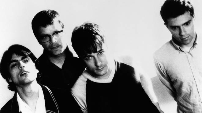Weezer in 1994: Brian Bell, Patrick Wilson, Matt Sharp und Rivers Cuomo