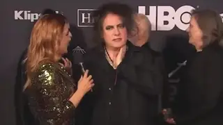 The Cure's Robert Smith attends the 2019 Rock & Roll Hall of Fame Induction Ceremony