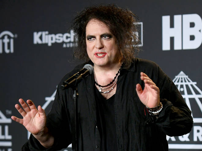 Robert Smith at the 2019 Rock & Roll Hall Of Fame Induction Ceremony