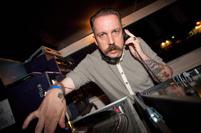 Andrew Weatherall on the decks at RockNess Festival in 2009