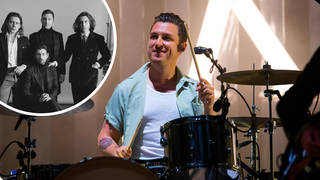 Arctic Monkeys and their drummer Matt Helders