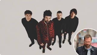 Kasabian with former frontman Tom Meighan inset