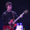 Noel Gallagher with Oasis in Amsterdam in 2009