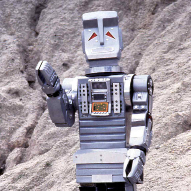 Marvin the Paranoid Android from the 1981 TV version of The Hitch Hiker's Guide To The Galaxy