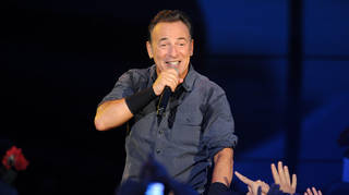 Bruce Springsteen performing live in Rome, 2013