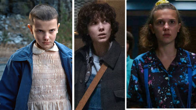 Millie Bobby Brown as Eleven in Stranger Things series 1-3