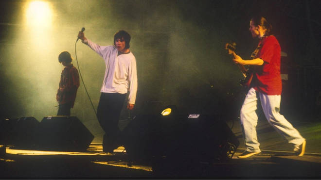 The Stone Roses performing at Spike Island, 27th May 1990