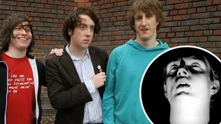 The Wombats in 2007 and Ian Curtis of Joy Division in 1979