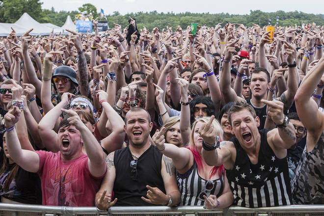 The crowd at Sonisphere 2014