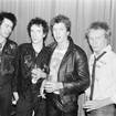 Sex Pistols in March 1977: Sid Vicious, Johnny Rotten, Steve Jones and Paul Cook
