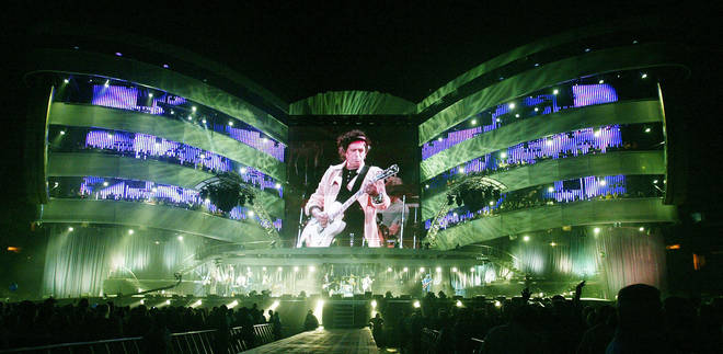 The Stones' Bigger Bang tour at the McAfee Coliseum in Oakland, 6 November 2006
