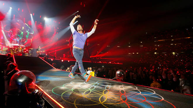 Chris Martin of Coldplay in San Diego, 8th October 2017