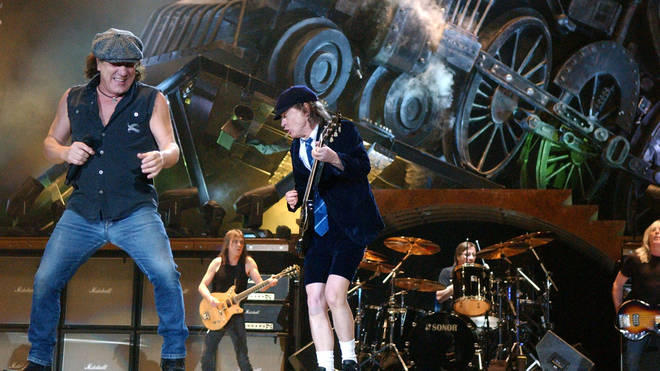 Brian Johnson and Angus Young reach the midway point of AC/DC's Black Ice Tour in Rotterdam, 13th March 2009.