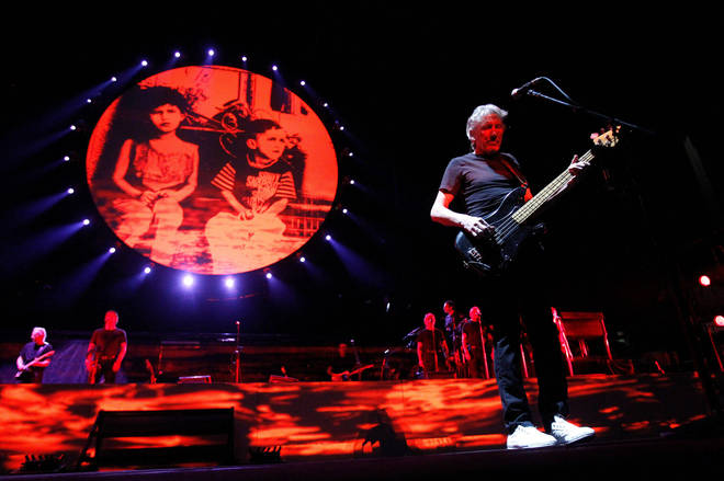 Roger Waters, still alienated after all these years, performing The Wall at the Staples Center in Los Angeles, 29th November 2010.
